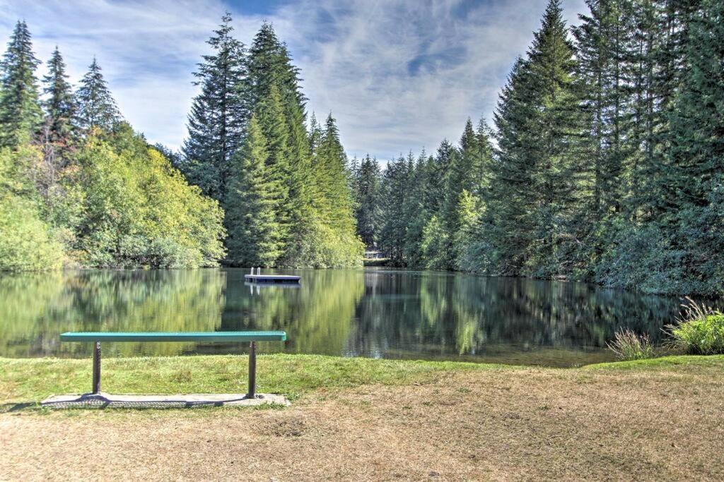 New Modern Cabin! 5Mi To Mt Rainier National Park! Hot Tub & Wifi Ashford Bagian luar foto
